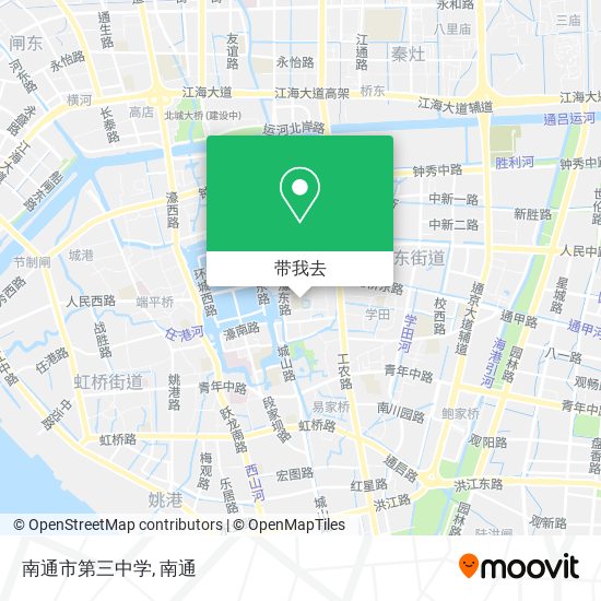 南通市第三中学地图