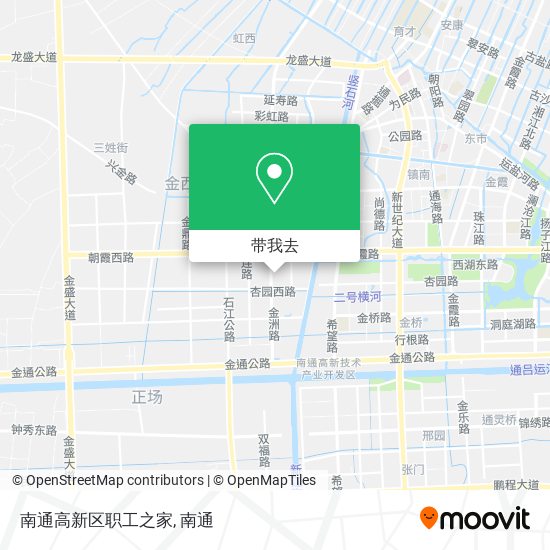 南通高新区职工之家地图
