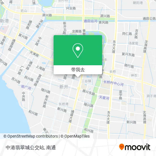 中港翡翠城公交站地图