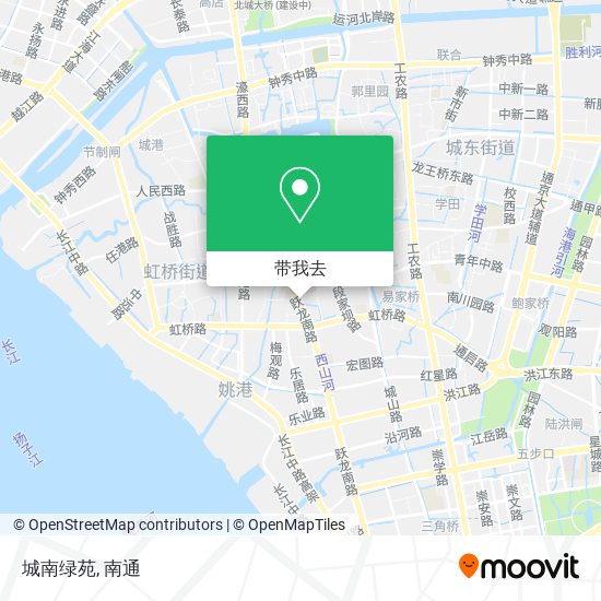 城南绿苑地图