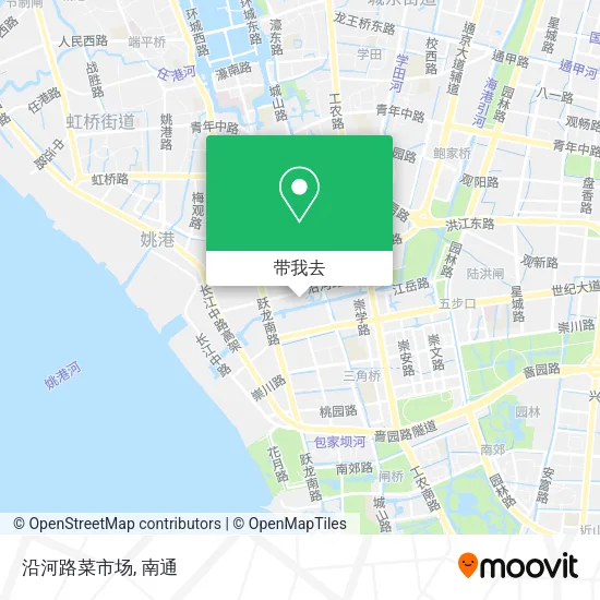 沿河路菜市场地图