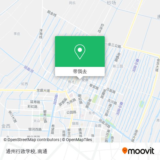 通州行政学校地图