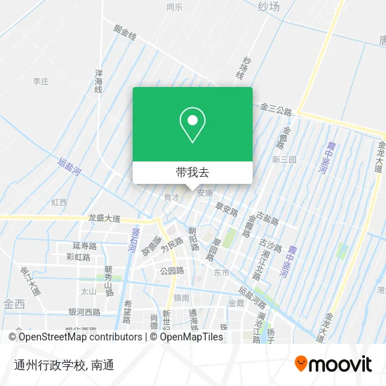 通州行政学校地图