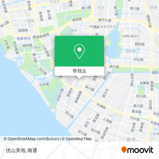优山美地地图