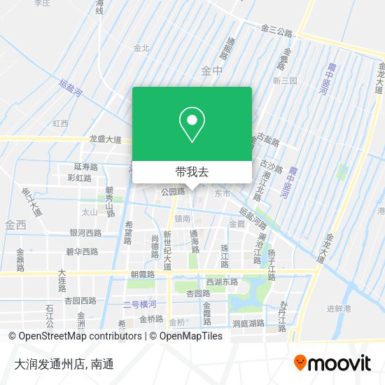 大润发通州店地图