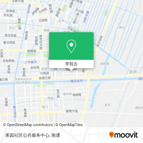 果园社区公共服务中心地图