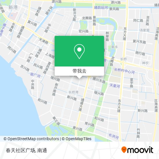 春天社区广场地图