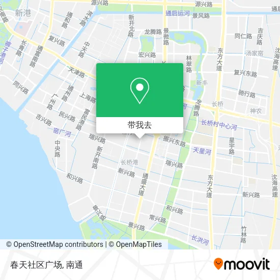春天社区广场地图