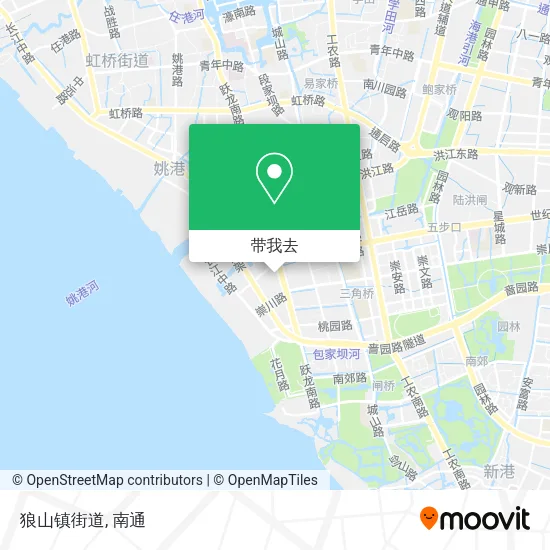 狼山镇街道地图