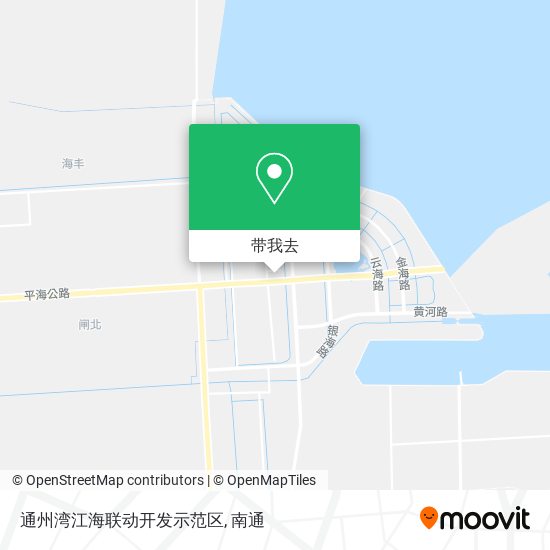 通州湾江海联动开发示范区地图