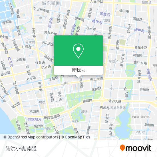 陆洪小镇地图
