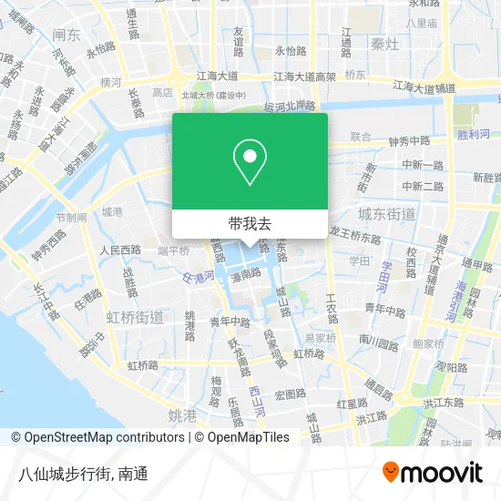 八仙城步行街地图