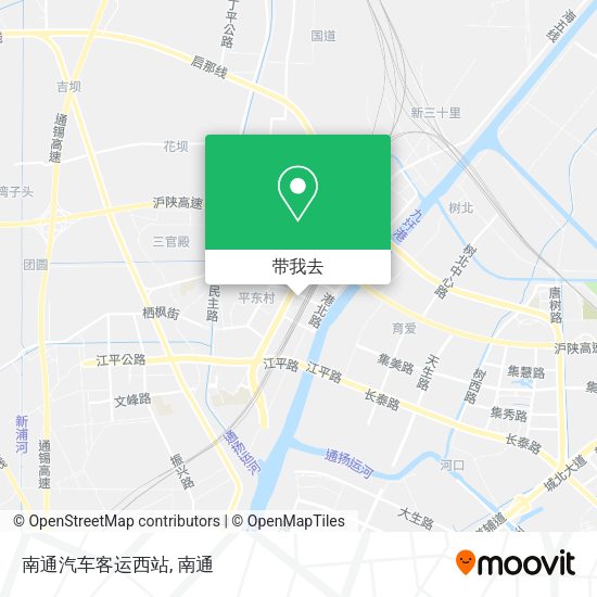 南通汽车客运西站地图