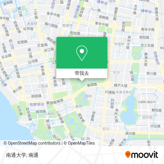 南通大学地图