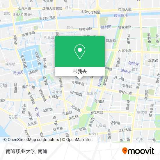 南通职业大学地图
