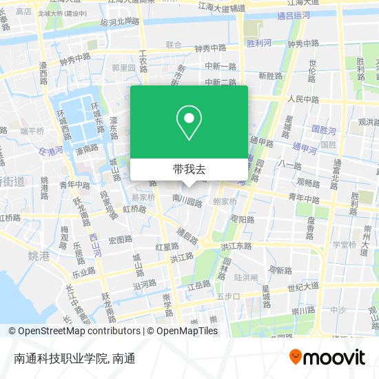 南通科技职业学院地图