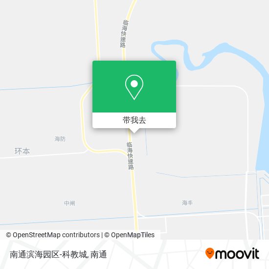 南通滨海园区-科教城地图