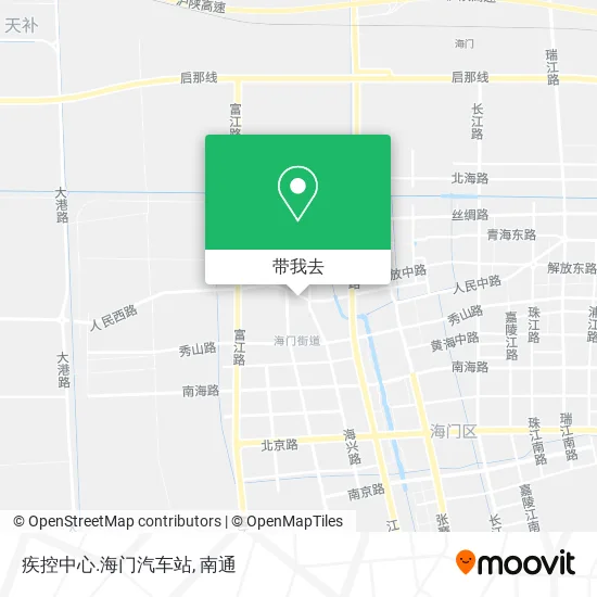 疾控中心.海门汽车站地图