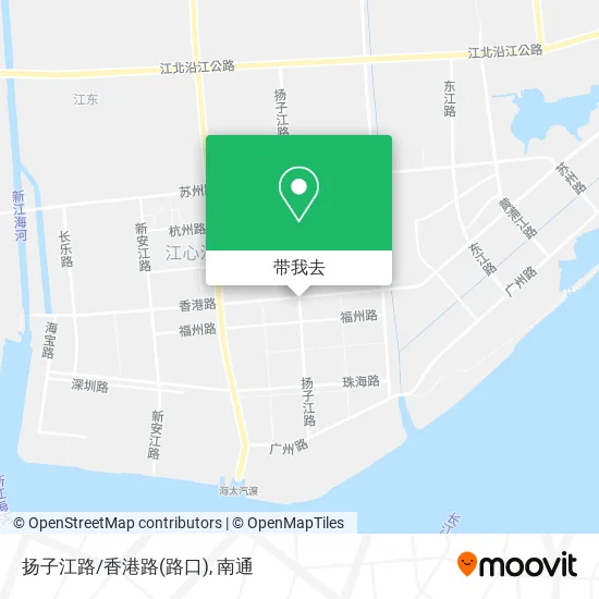 扬子江路/香港路(路口)地图
