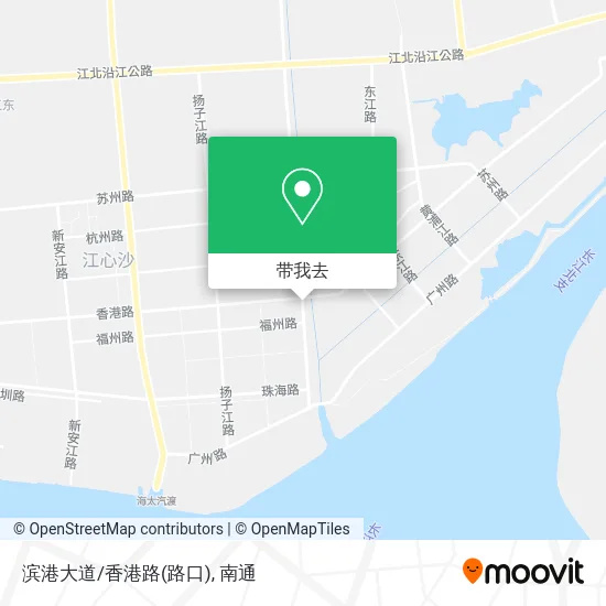 滨港大道/香港路(路口)地图