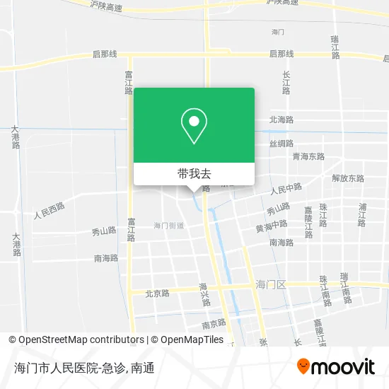 海门市人民医院-急诊地图