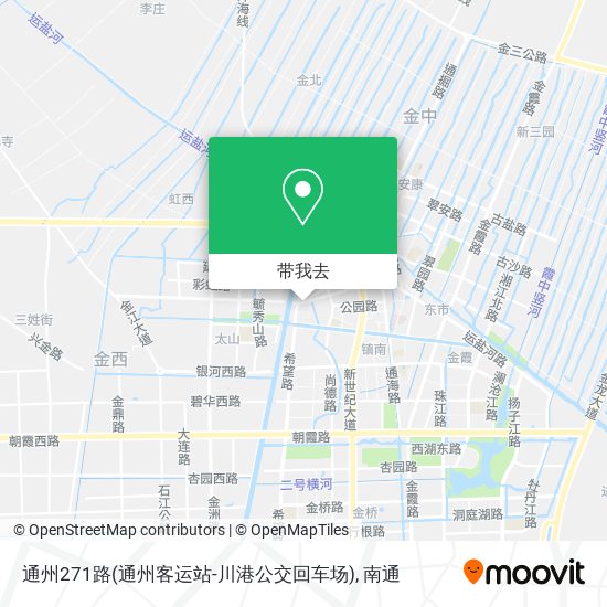 通州271路(通州客运站-川港公交回车场)地图