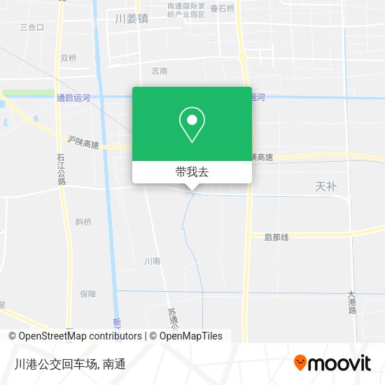 川港公交回车场地图