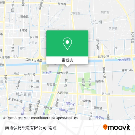 南通弘扬织造有限公司地图