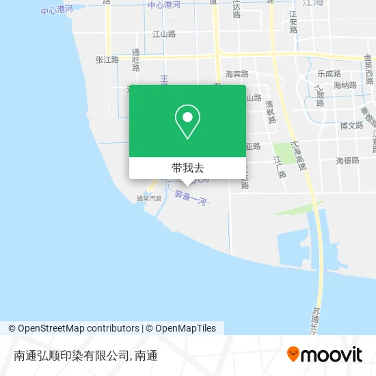 南通弘顺印染有限公司地图