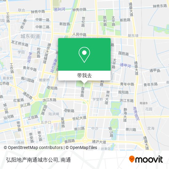 弘阳地产南通城市公司地图