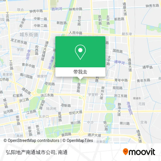弘阳地产南通城市公司地图