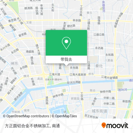 方正圆铝合金不锈钢加工地图