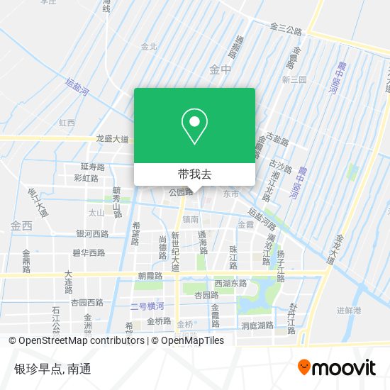 银珍早点地图