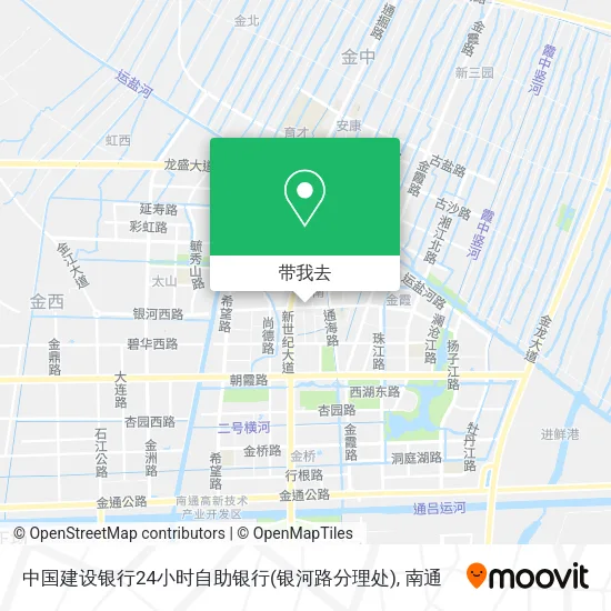 中国建设银行24小时自助银行(银河路分理处)地图