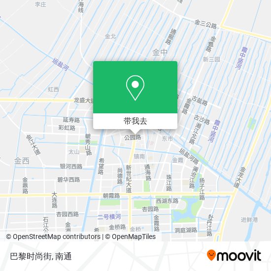 巴黎时尚街地图