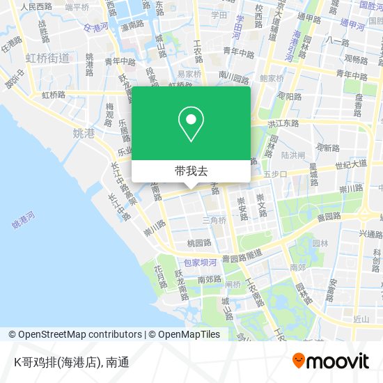 K哥鸡排(海港店)地图