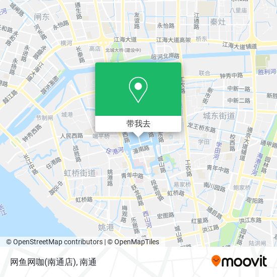 网鱼网咖(南通店)地图