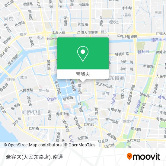 豪客来(人民东路店)地图