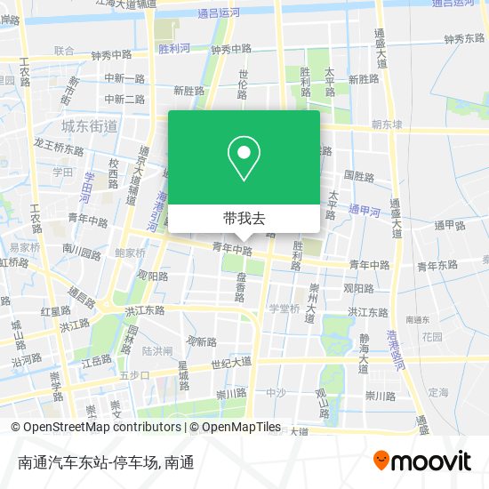 南通汽车东站-停车场地图