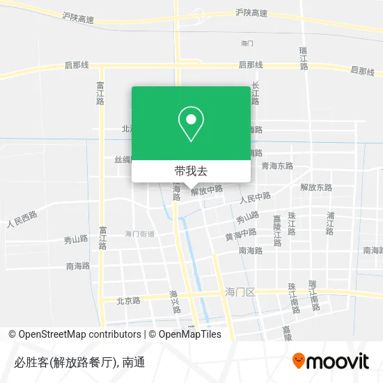 必胜客(解放路餐厅)地图
