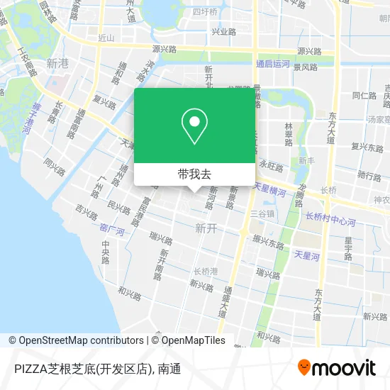 PIZZA芝根芝底(开发区店)地图