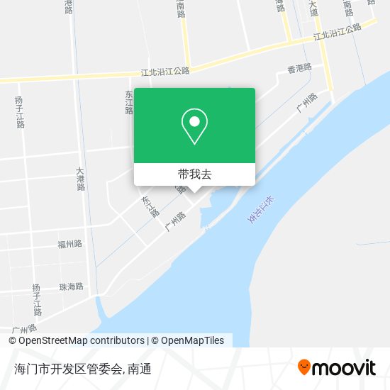 海门市开发区管委会地图