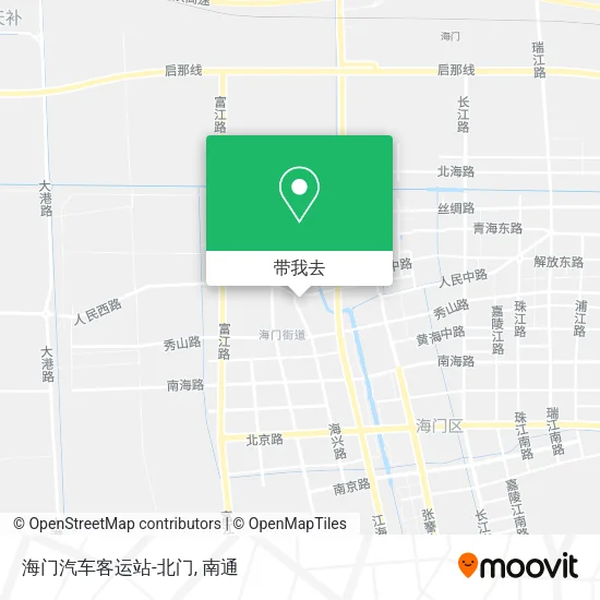 海门汽车客运站-北门地图