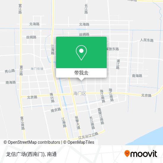 龙信广场(西南门)地图