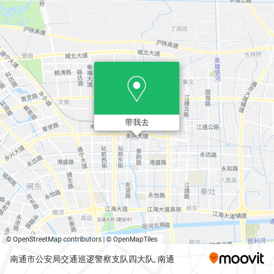 南通市公安局交通巡逻警察支队四大队地图