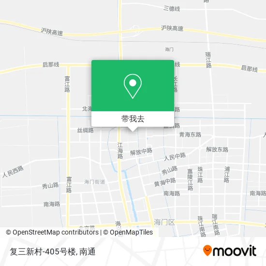 复三新村-405号楼地图