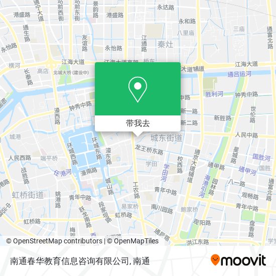 南通春华教育信息咨询有限公司地图
