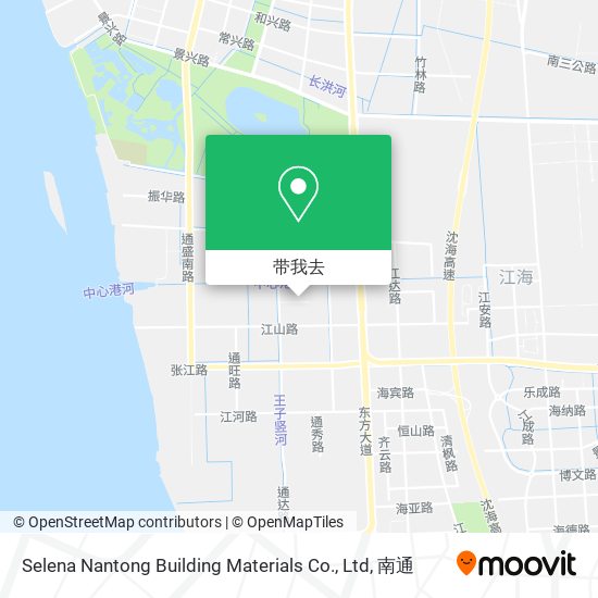 Selena Nantong Building Materials Co., Ltd地图