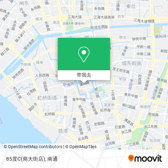 85度C(南大街店)地图