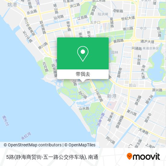 5路(静海商贸街-五一路公交停车场)地图